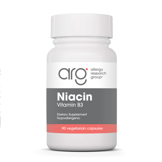 Niacin (Vit B3) 250mg 90 caps - Allergy Research
