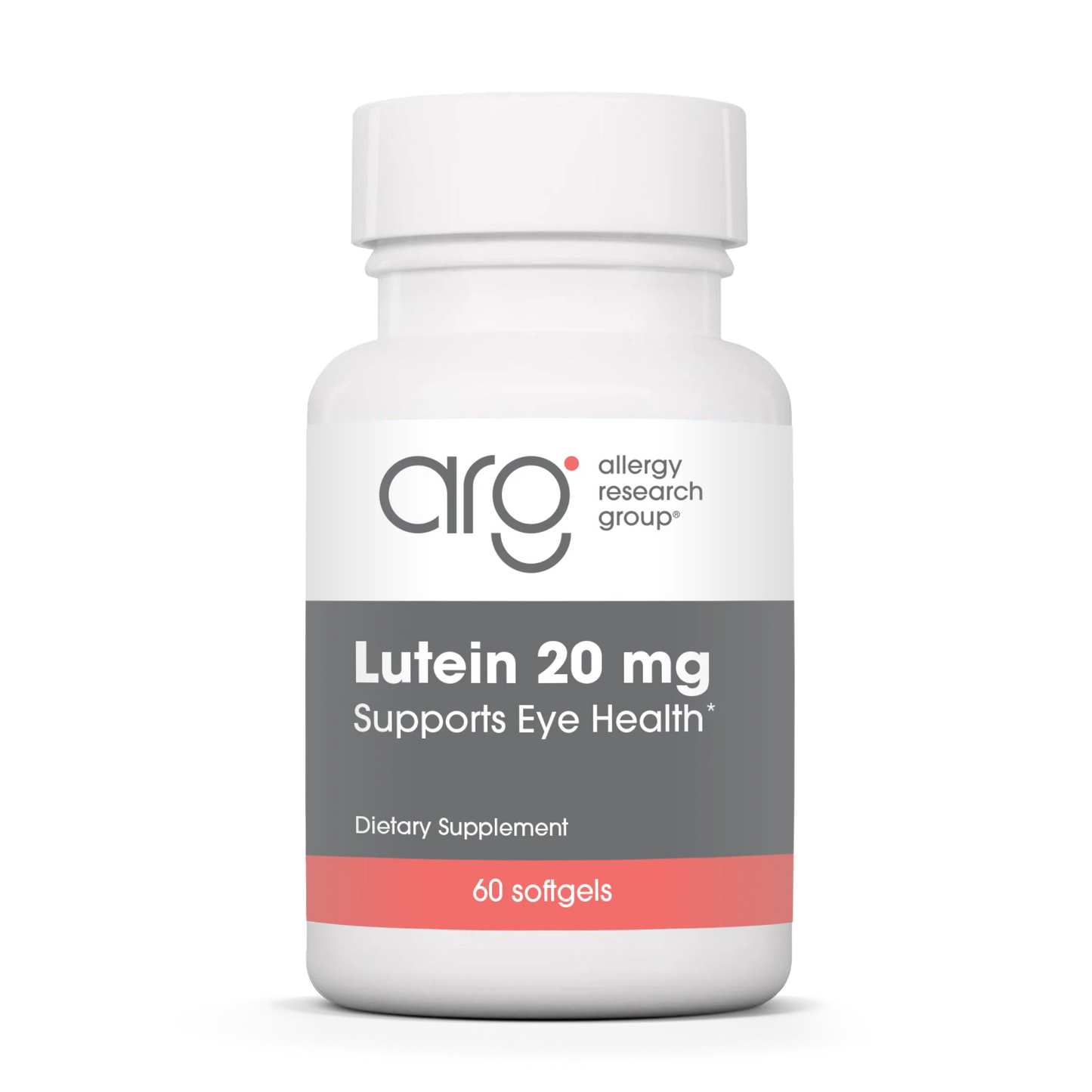 Lutein 20mg 60 softgels - Allergy Research Group