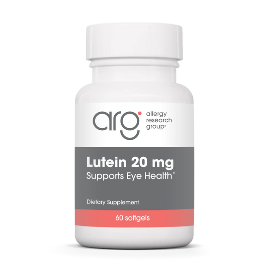 Lutein 20mg 60 softgels - Allergy Research Group