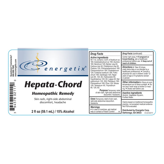 Hepata-Chord | Homeopathic Remedy | Energetix