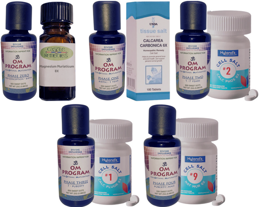 Divine Influence: OM Program Phases 0-4 (Male) - With Cell Salts