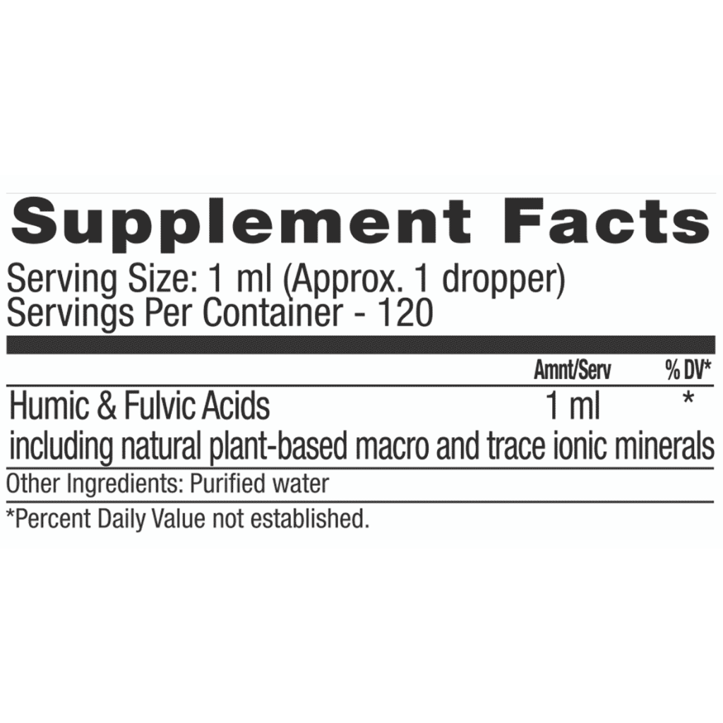 Humic & Fulvic SC - 4 oz ~