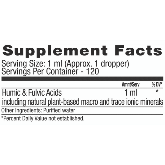 Humic & Fulvic SC - 4 oz ~