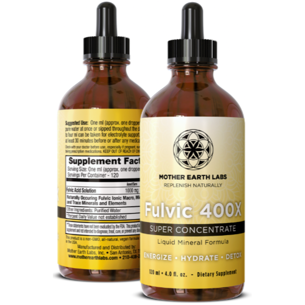 Fulvic 400X 4 oz. ~