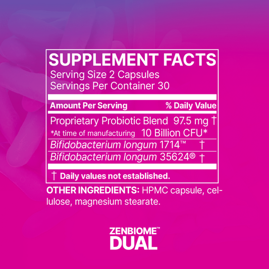 Zenbiome DUAL  60 caps Microbiome Labs