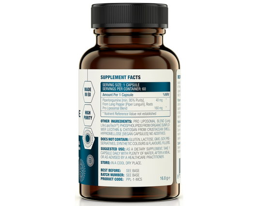 Piperlongumine Pro Liposomal 40mg 60 caps MCS Formula