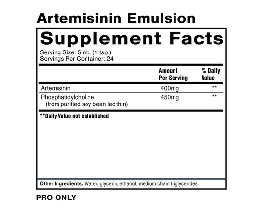 Artemisinin Emulsion 4 oz. (Artemisinin Solo™ Replacement)