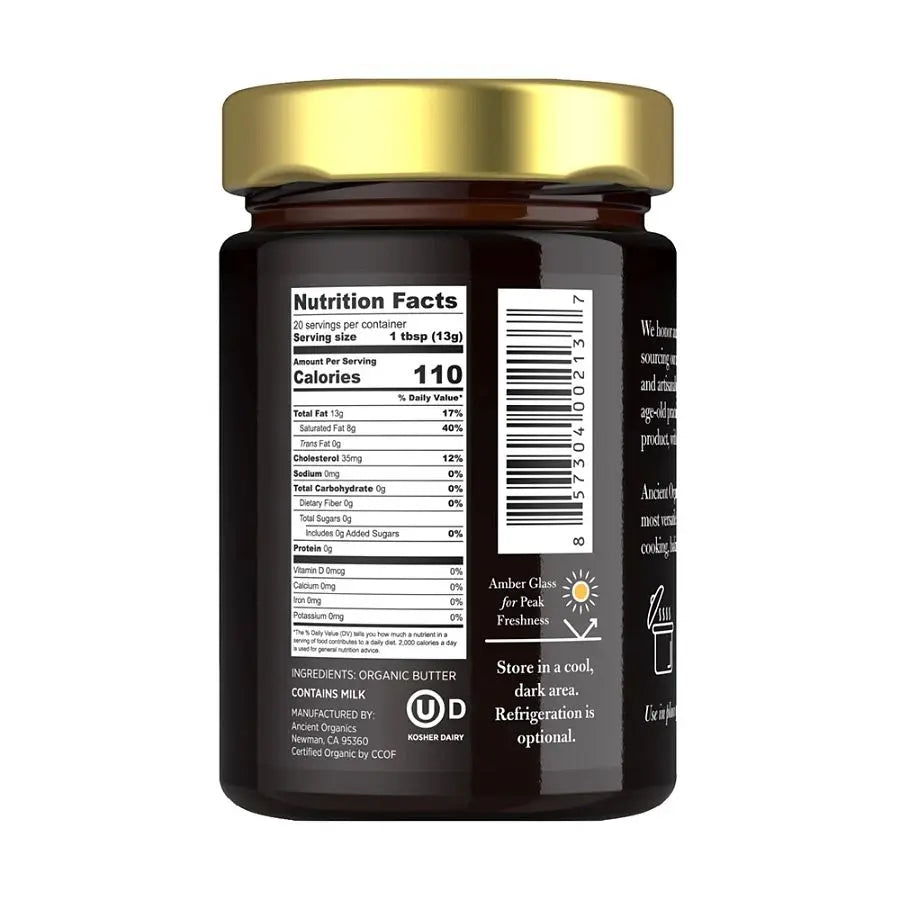 Ancient Organics Organic Original Ghee 9 oz.