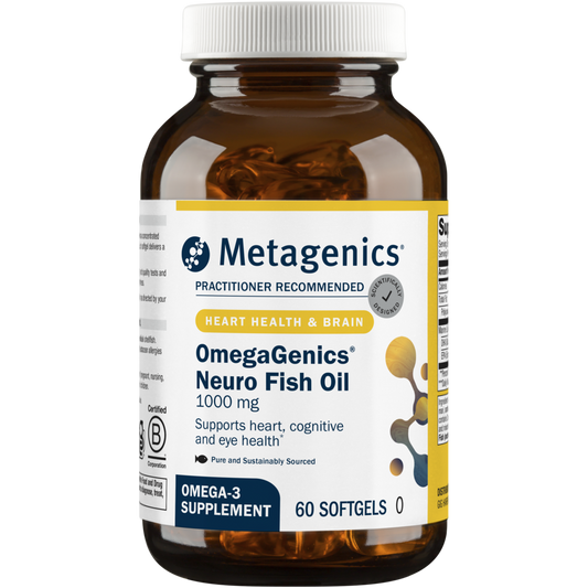 OmegaGenics Neuro 1000 Fish Oil 60 Softgels