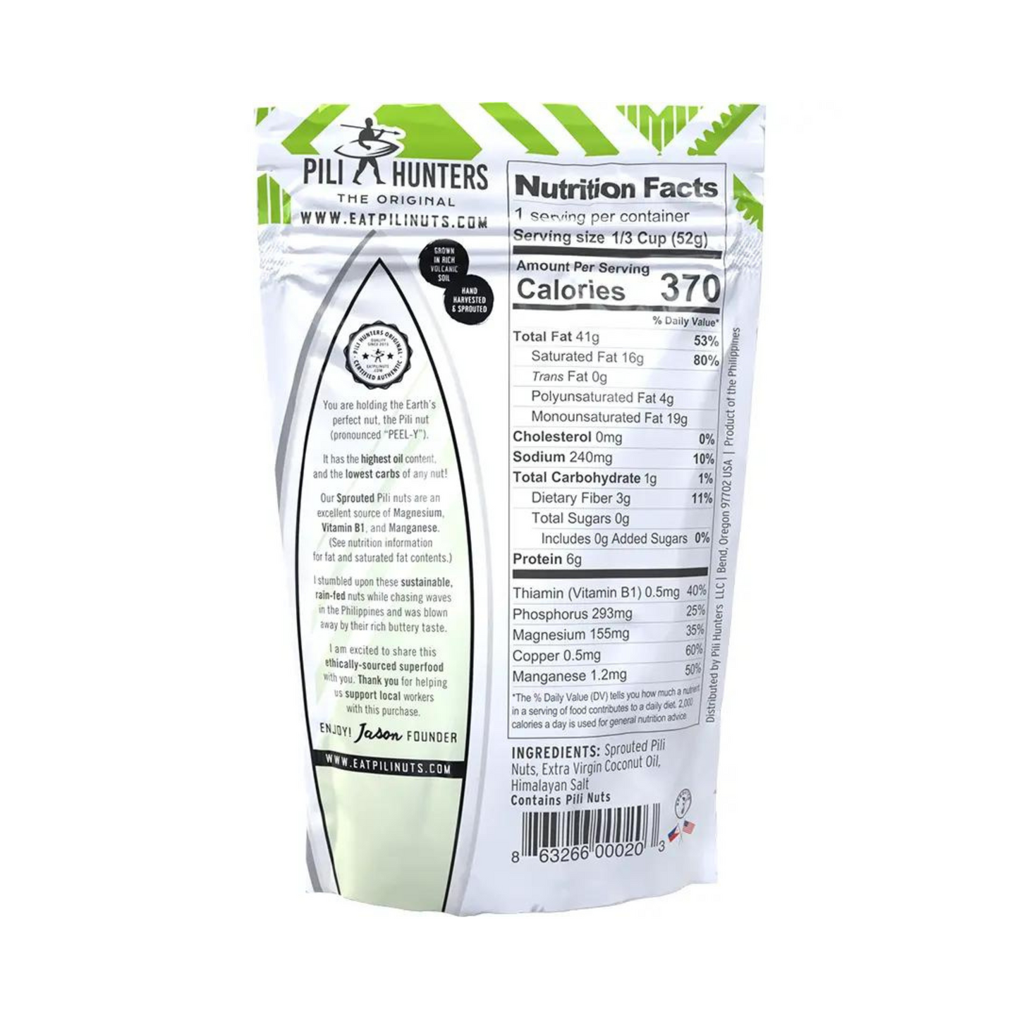 Pili Hunters Pili Nuts 5 oz. ~