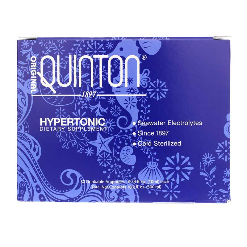 Quicksilver Quinton Hypertonic 30 Ampules ~ ^