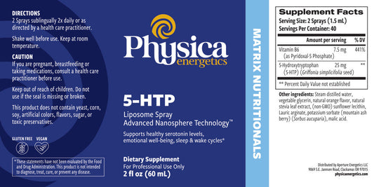 5-HTP Liposome Spray 2 oz.