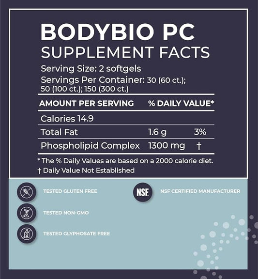 BodyBio PC® 60 caps