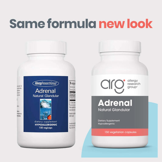 Adrenal Natural Glandular 150 caps (Adrenal Support Replacement)