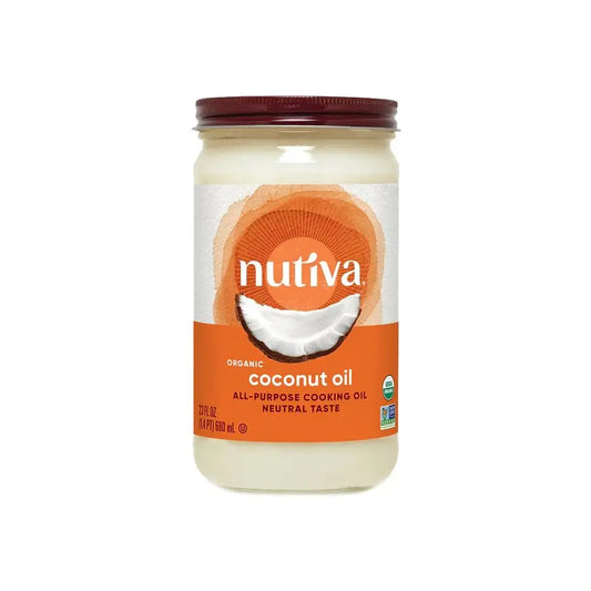 Nutiva Organic All-Purpose Coconut Oil 23 fl. oz. glass jar