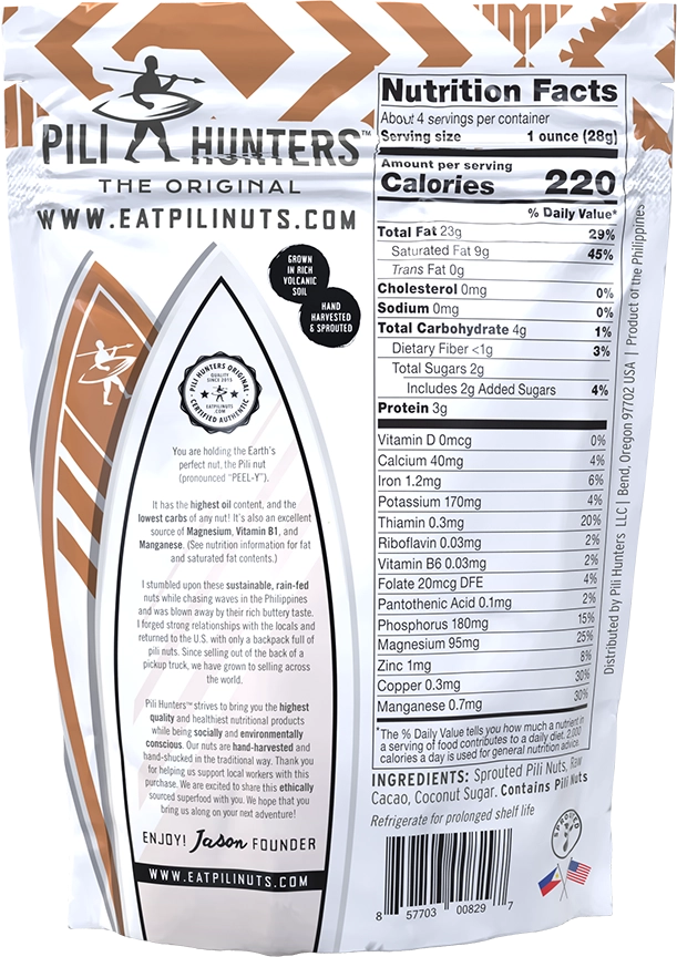 Pili Hunters Raw Cacao Pili Nuts ~