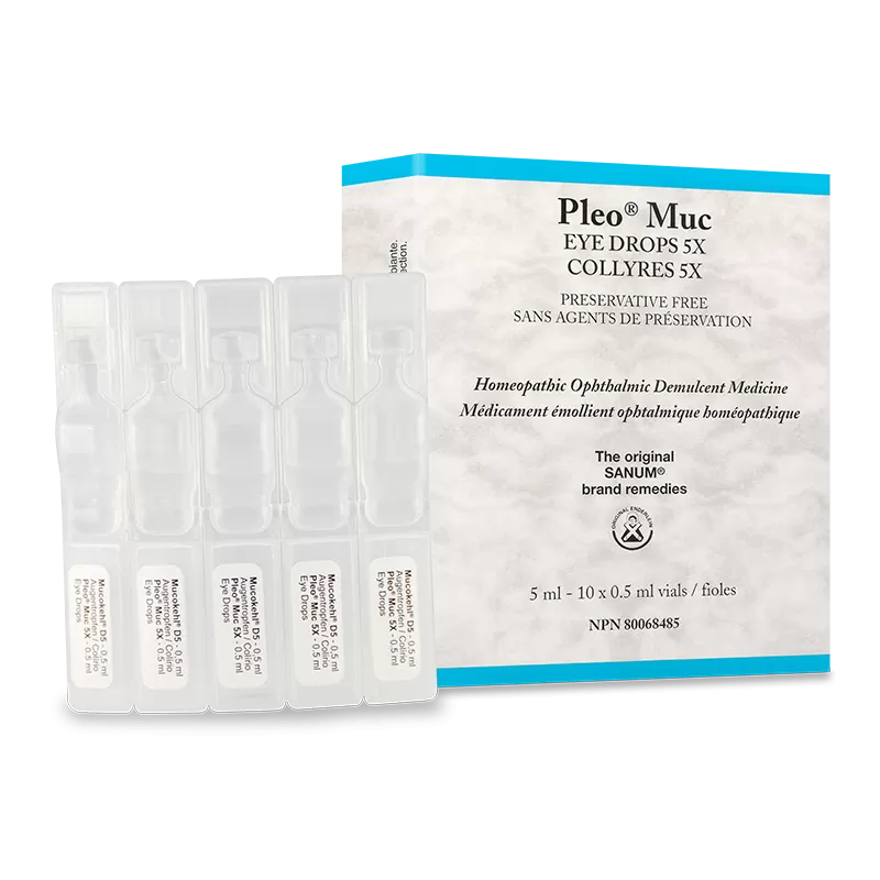 Pleo Muc (Mucokehl) Eye Drops (10 Single Vials)~