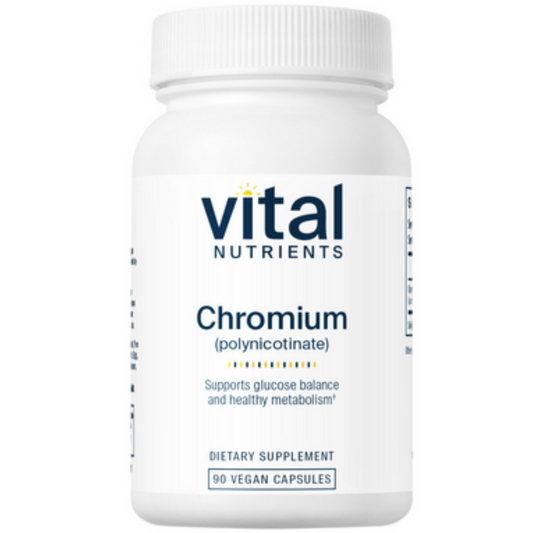 Chromium (Polynicotinate) 200mcg 90vcaps - Vital Nutrient