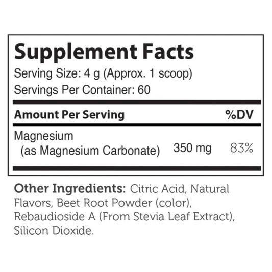 Magnesium 350 Powder 8.5 oz