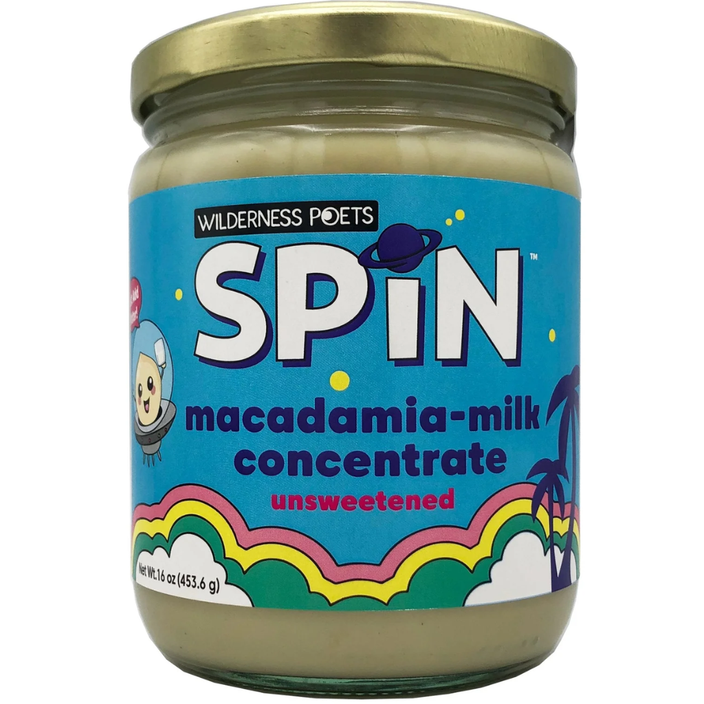 SPIN: MACADAMIA MILK CONCENTRATE - UNSWEETENED 16 oz.