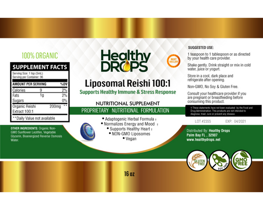 LIPOSOMAL REISHI 100:1 8 oz.