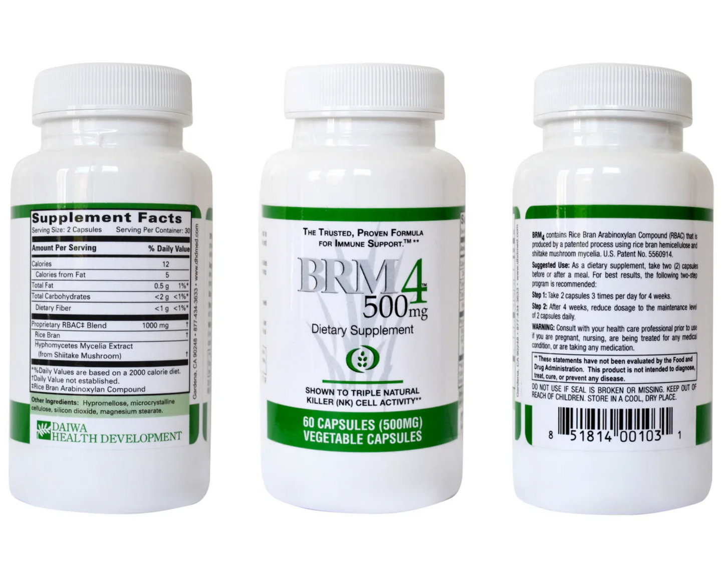 BRM4 500mg 60 cap