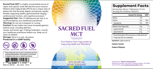 Sacred Fuel MCT 32fl oz