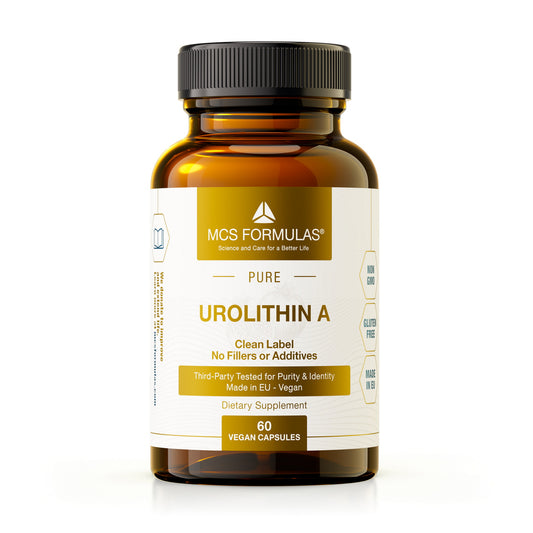 Urolithin A 500mg - 60 Capsules  (MITOCURE Rx 60 caps ~ replacement)