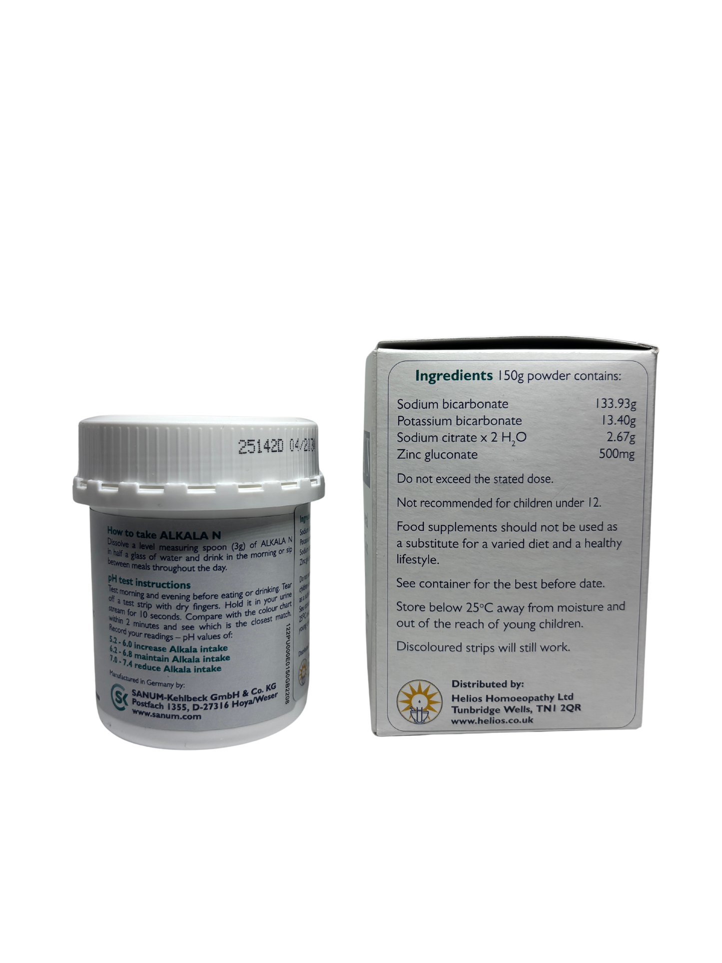 Sanum-ALKALA "N" powder 150g ~ (Pleo-ALKALA Replacement)