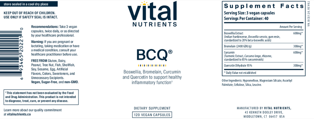 BCQ - Vital Nutrients