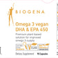 Vegan Omega 3 DHA & EPA 450