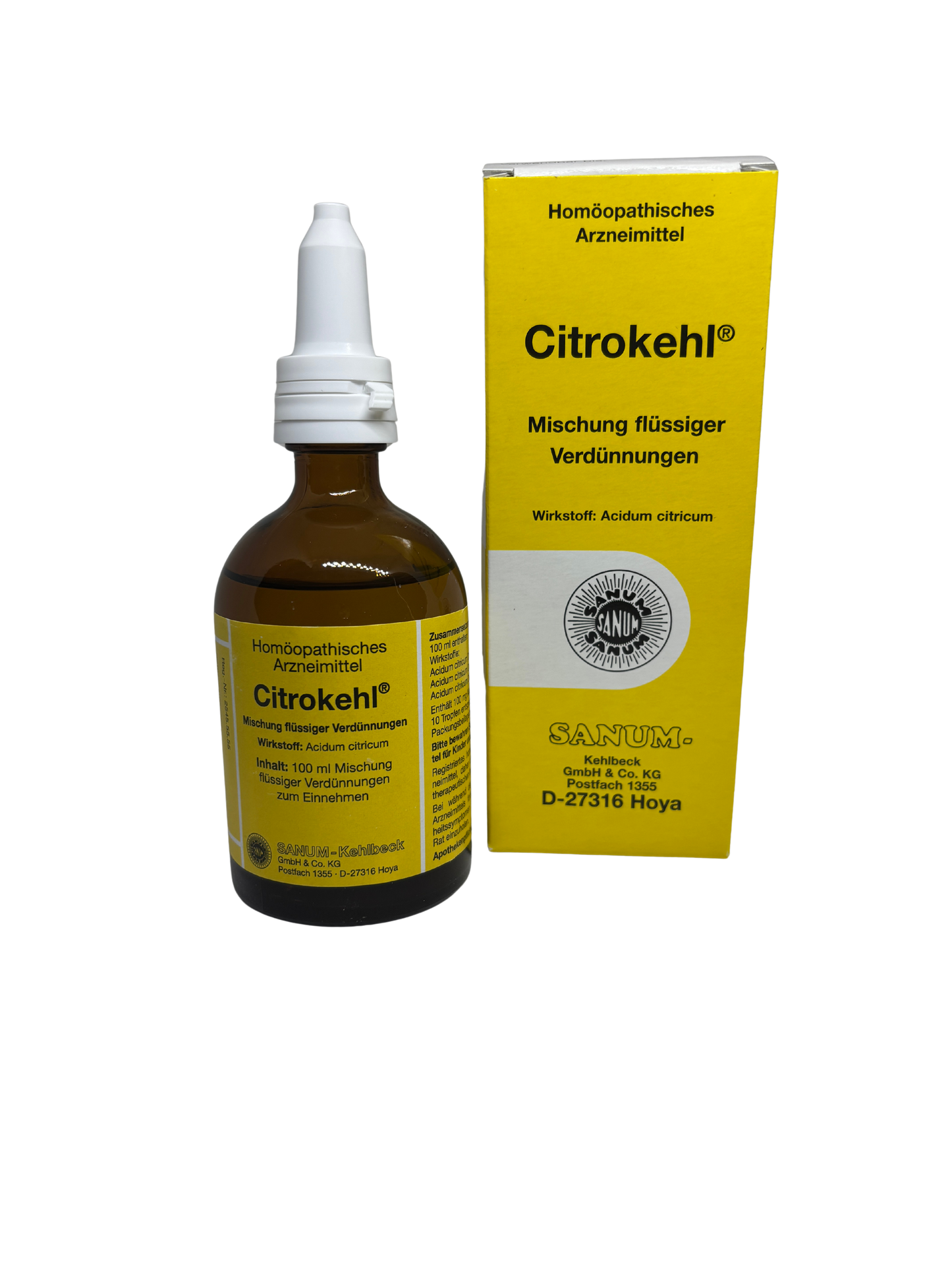 Sanum-CITRO (Citrokehl) drops 100ml (Pleo-Citro Replacement)