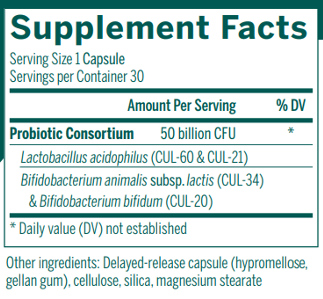 HMF Intensive Probiotic 30 caps