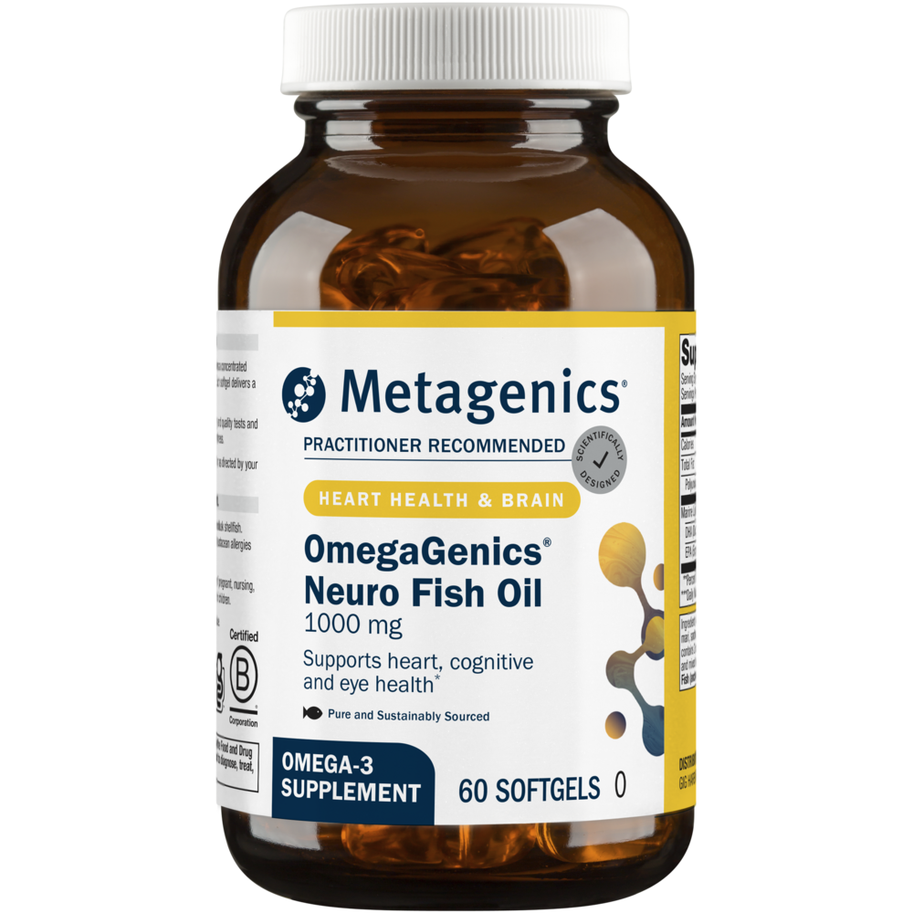OmegaGenics Neuro 1000 Fish Oil 60 Softgels