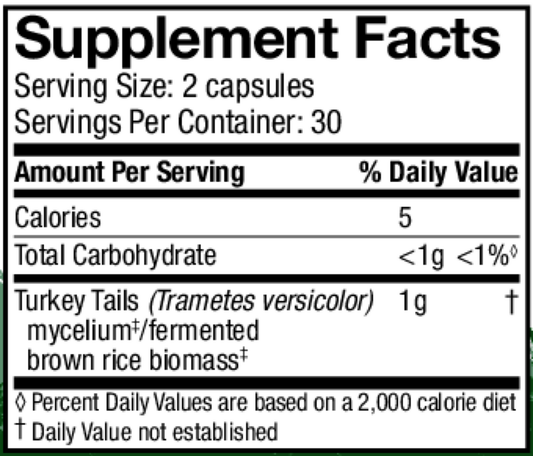 Turkey Tail 60 Capsules