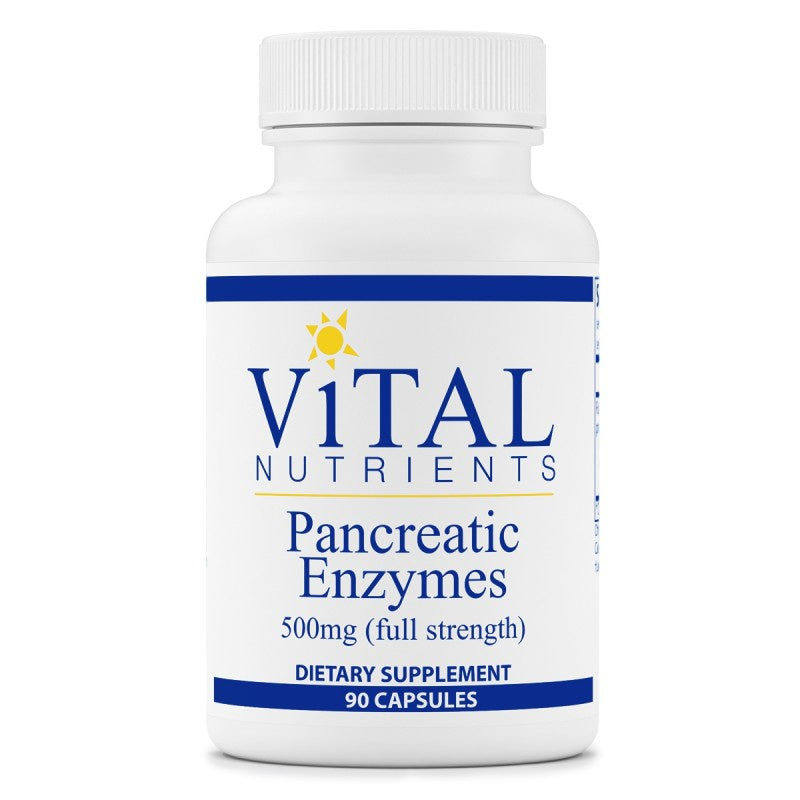 Pancreatic Enzymes 1000 mg 90 caps ^ - Vital Nutrient – Options ...
