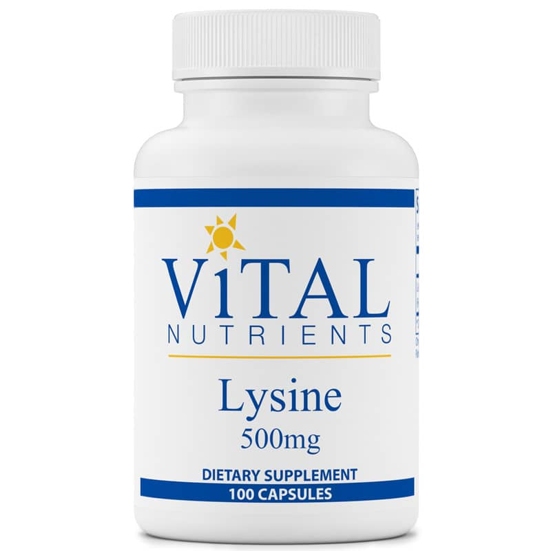 Lysine 500mg 100 caps