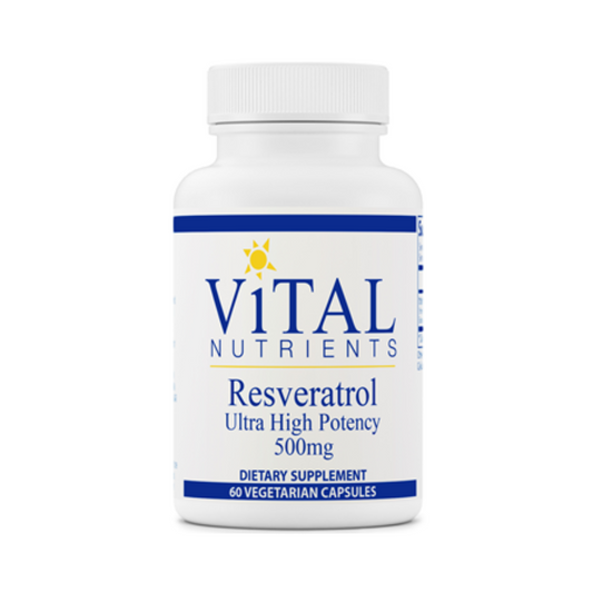 Resveratrol Ultra High Potency 500mg 60 caps ^ - Vital Nutrient