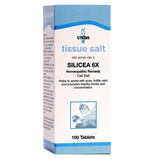 Silicea 6X Salt 100 tabs (Schessler Cell Salts)