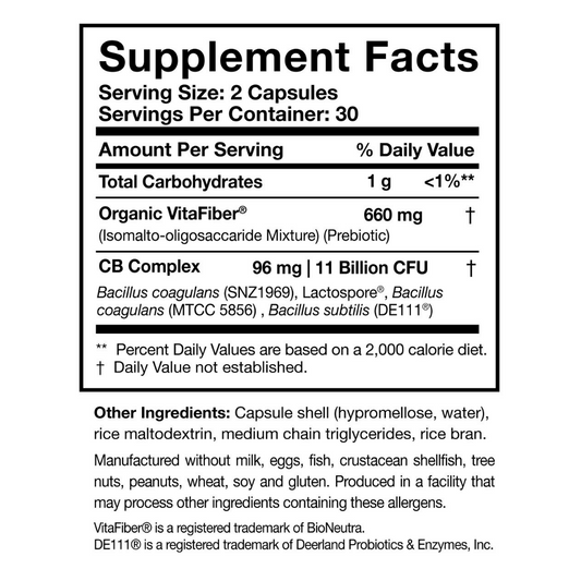 CoreBiotic® Probiotic 60 caps