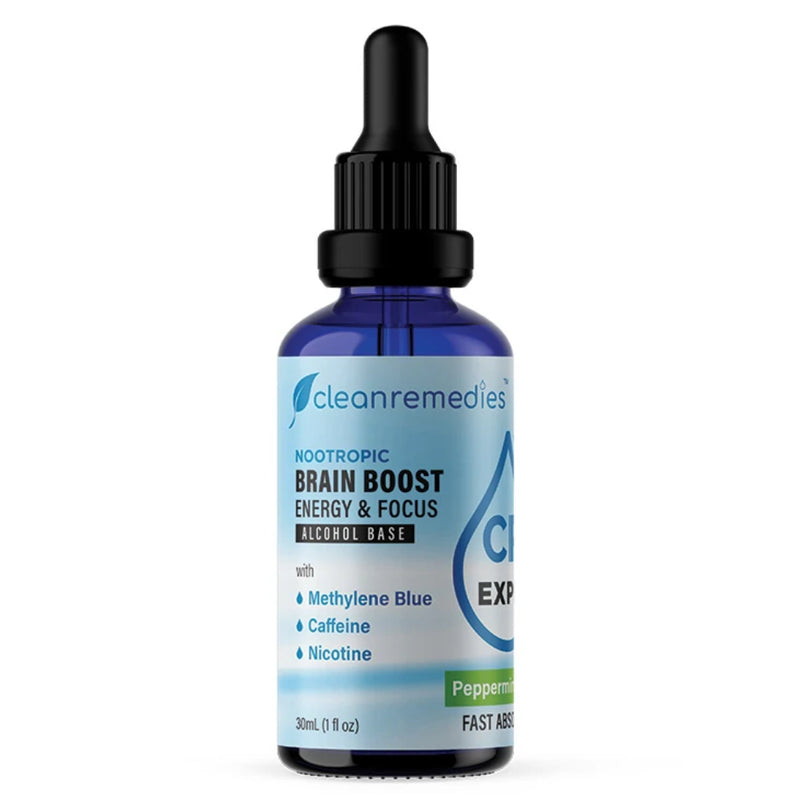 CLEAN REMEDIES - Brain Boost Nootropic Tincture - 1 oz (30 ml)